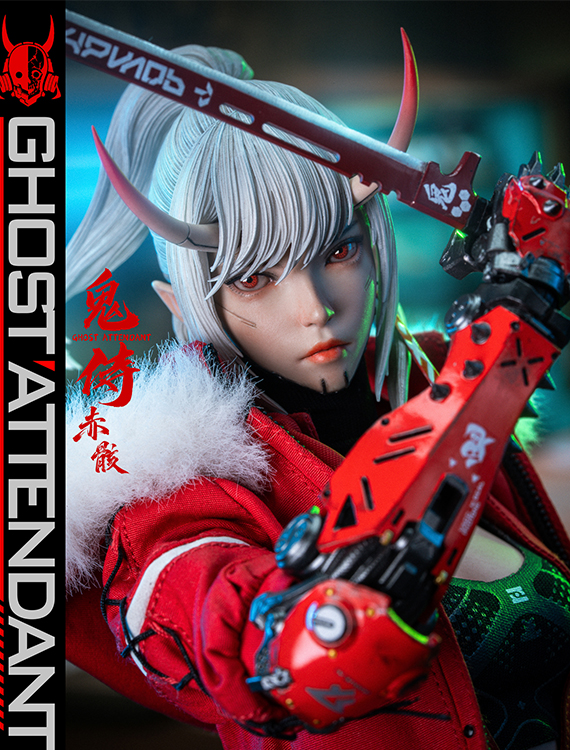 POP COSTUME GS-002 Ghost Attendant Red Remains Action Figure