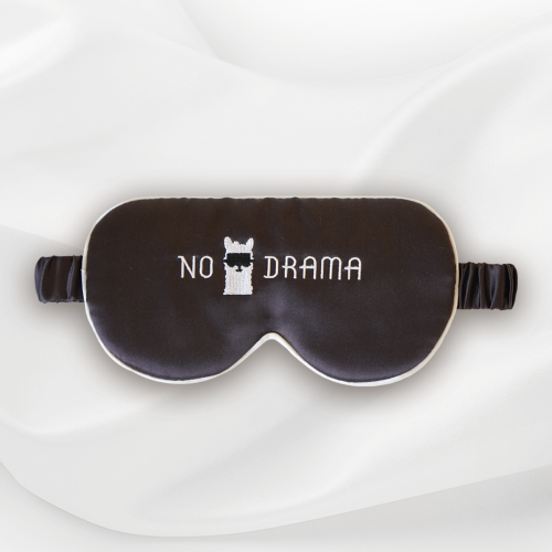 桑蚕丝眼罩「NO DRAMA」