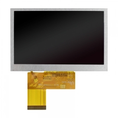 4.3寸液晶显示屏800*480工业液晶屏 IPS 1000亮度 ZC043IA01-1000
