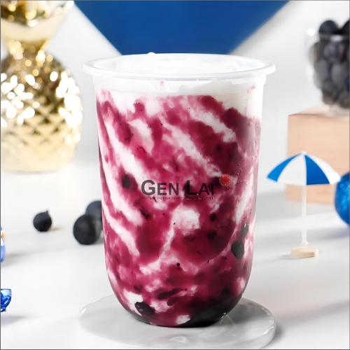 Blueberry Snow Milk Cup
