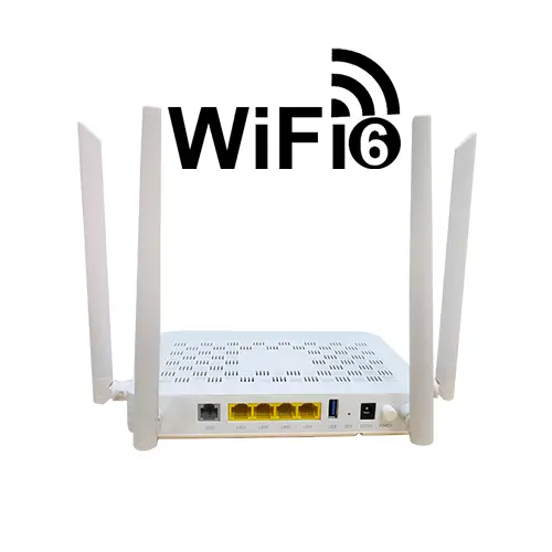 XPON 千兆自适应光猫 WiFi-6 4GE GPON/EPON VOIP ONU FC3104X