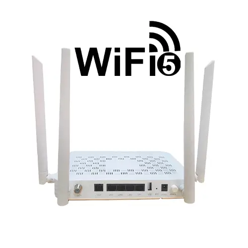 XPON 光猫千兆自适应网关型ONT GPON/EPON 4GE CATV ONU FC2104C-T