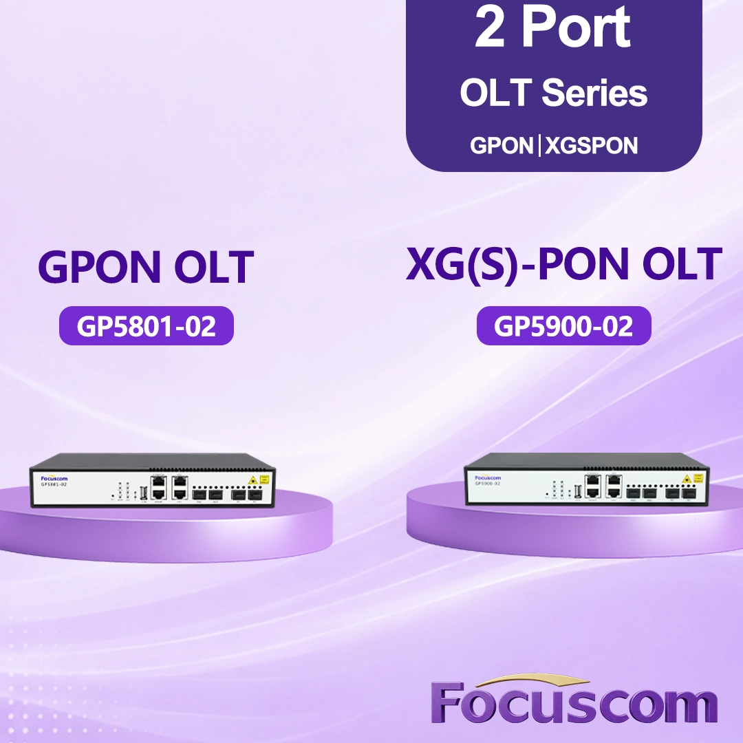 GPON OLT 与 XGS-PON OLT 有什么区别？2口OLT选型全面解析