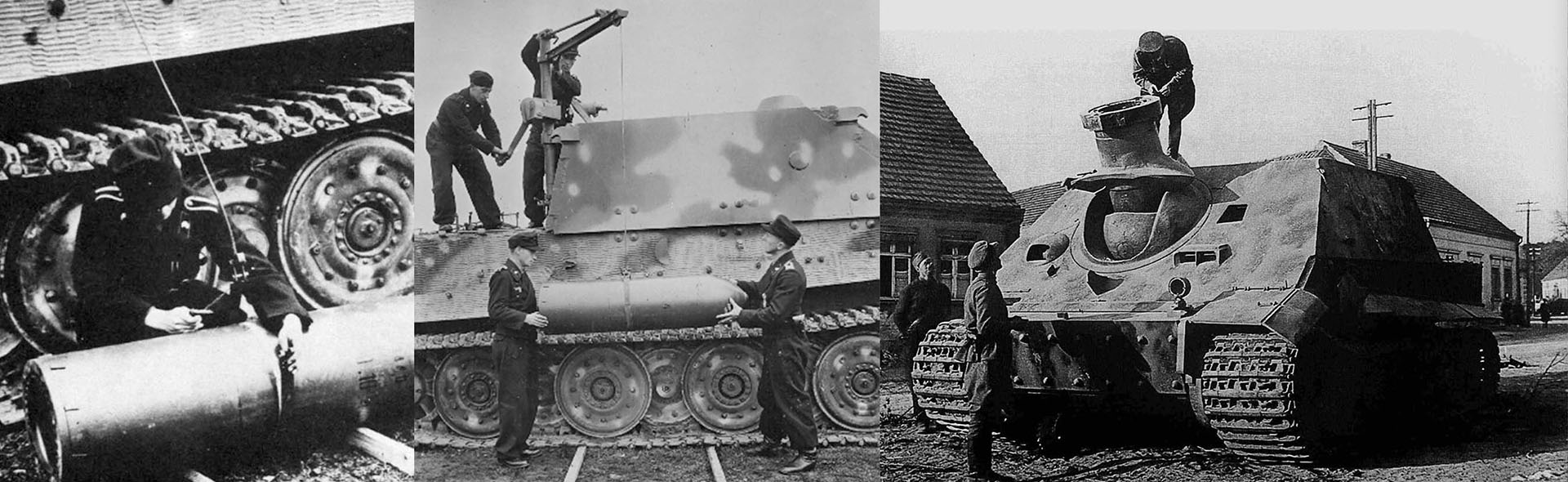 德国「突击虎」自走突击炮(380公厘RW61火箭发射器L /5.4) 1945年5月, 德国柏林地区, 突击迫击炮 #1002装甲营