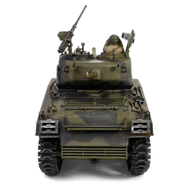 Sherman M4A3 (76), VVSS   "Black Panthers", 761st Tank Battalion, Task Force Rhine, Germany 1945