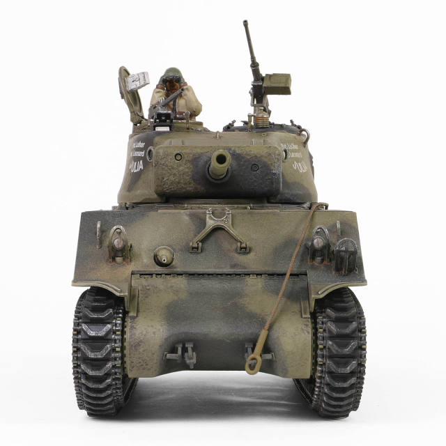 Sherman M4A3 (76), VVSS   "Black Panthers", 761st Tank Battalion, Task Force Rhine, Germany 1945