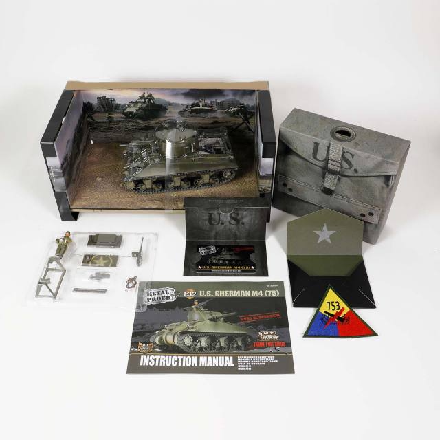 Sherman M4 (75) tank 753th Tank Battalion, Gustav Line, Italy
