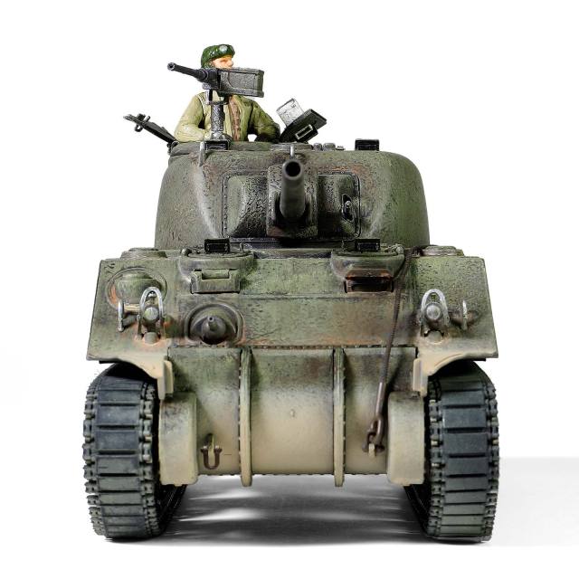 U.S. Sherman M4 (75) tank 753th Tank Battalion, Gustav Line, Italy 1944