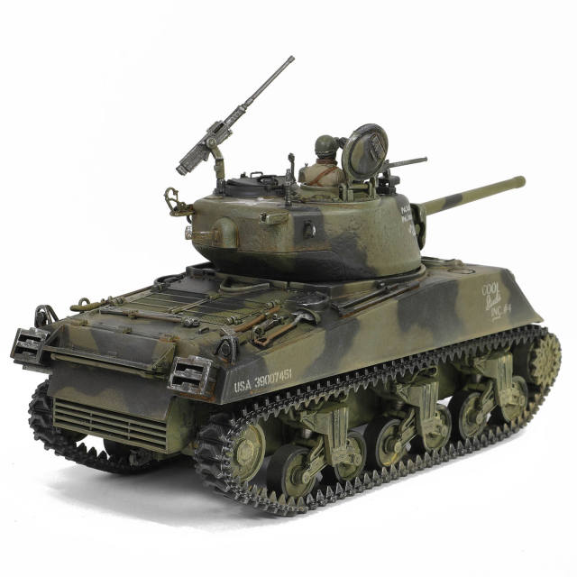 Sherman M4A3 (76), VVSS   "Black Panthers", 761st Tank Battalion, Task Force Rhine, Germany 1945