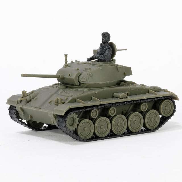 M24 "Chaffee" tank Company D, 36th Tank Battalion, 8th Armoured Division, Rheinberg, Germany, March 1945