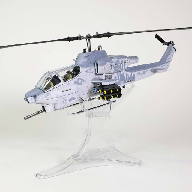 Bell AH-1W "Whiskey Cobra" U.S. Marine Corps Light attack helicopter (NTS exhaust nozzle) Squadron 167, "9/11 tribute", Camp Bastion, Afghanista, December