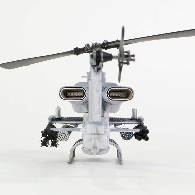 Bell AH-1W "Whiskey Cobra" U.S. Marine Corps Light attack helicopter (NTS exhaust nozzle) Squadron 167, "9/11 tribute", Camp Bastion, Afghanista, December
