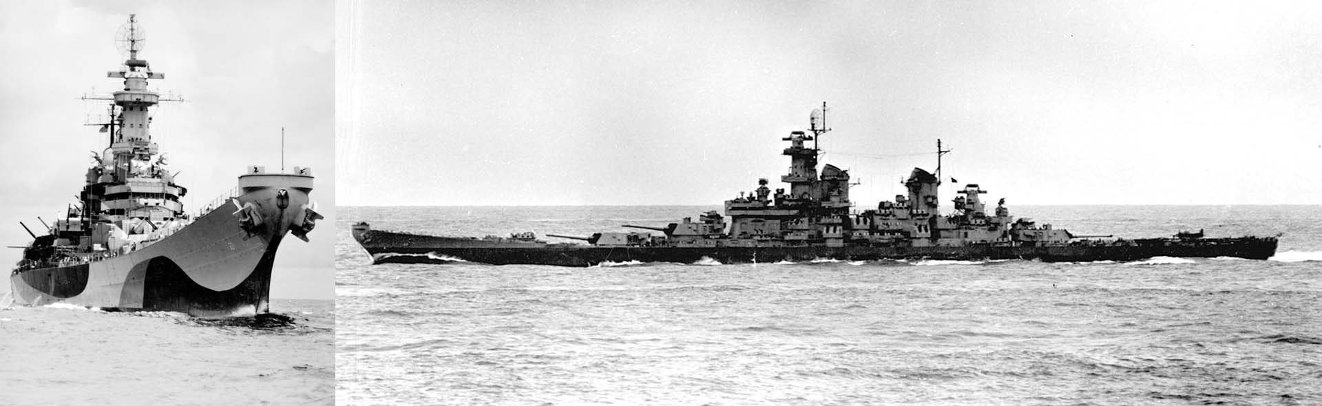 美国海军衣阿华级战列舰 - 密苏里号 BB-63（全船底版）迷彩号涂装1944年迷彩号涂装32/22D版本