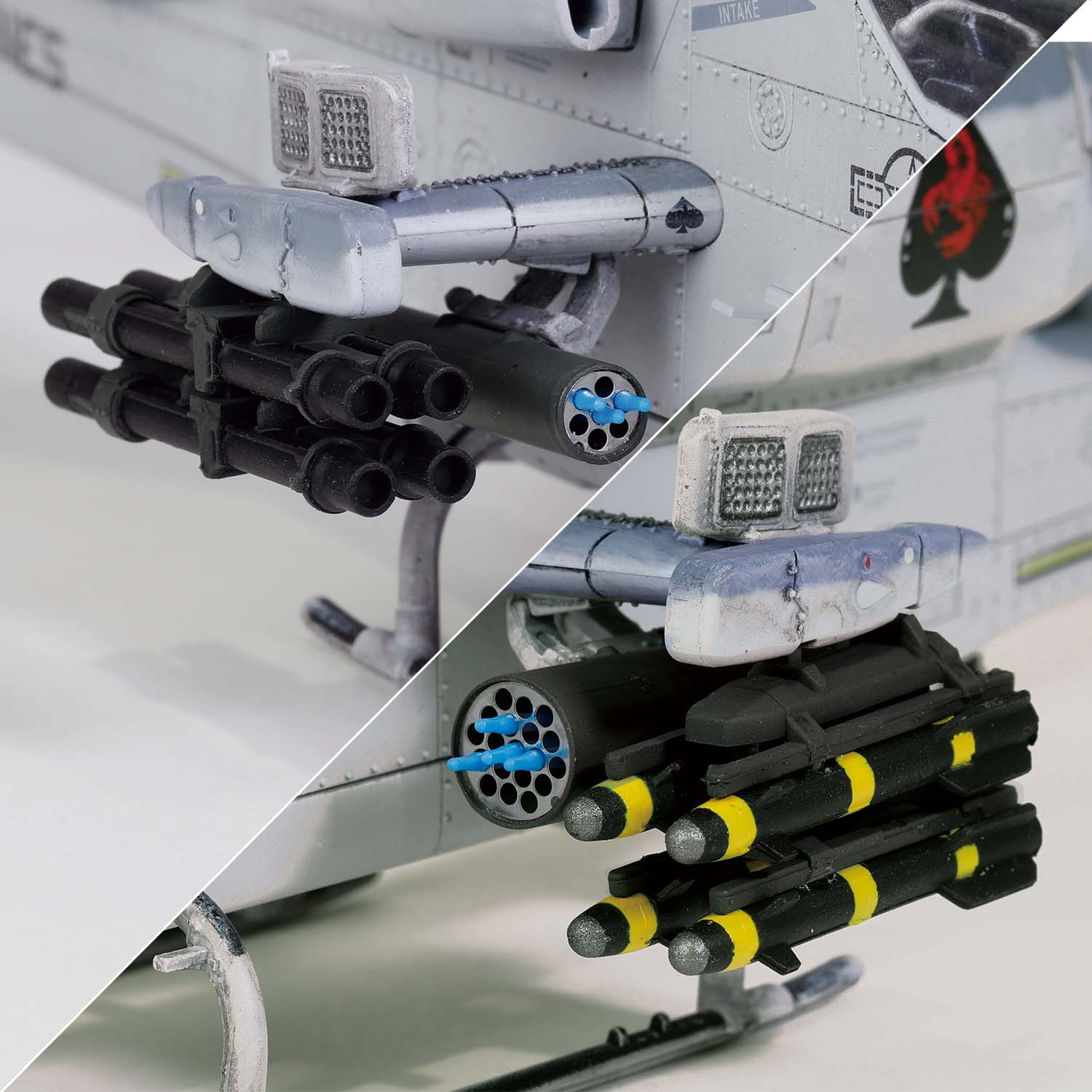 模型级武器装备:M260、MM261火箭发射器、拖式火箭和地狱火飞弹