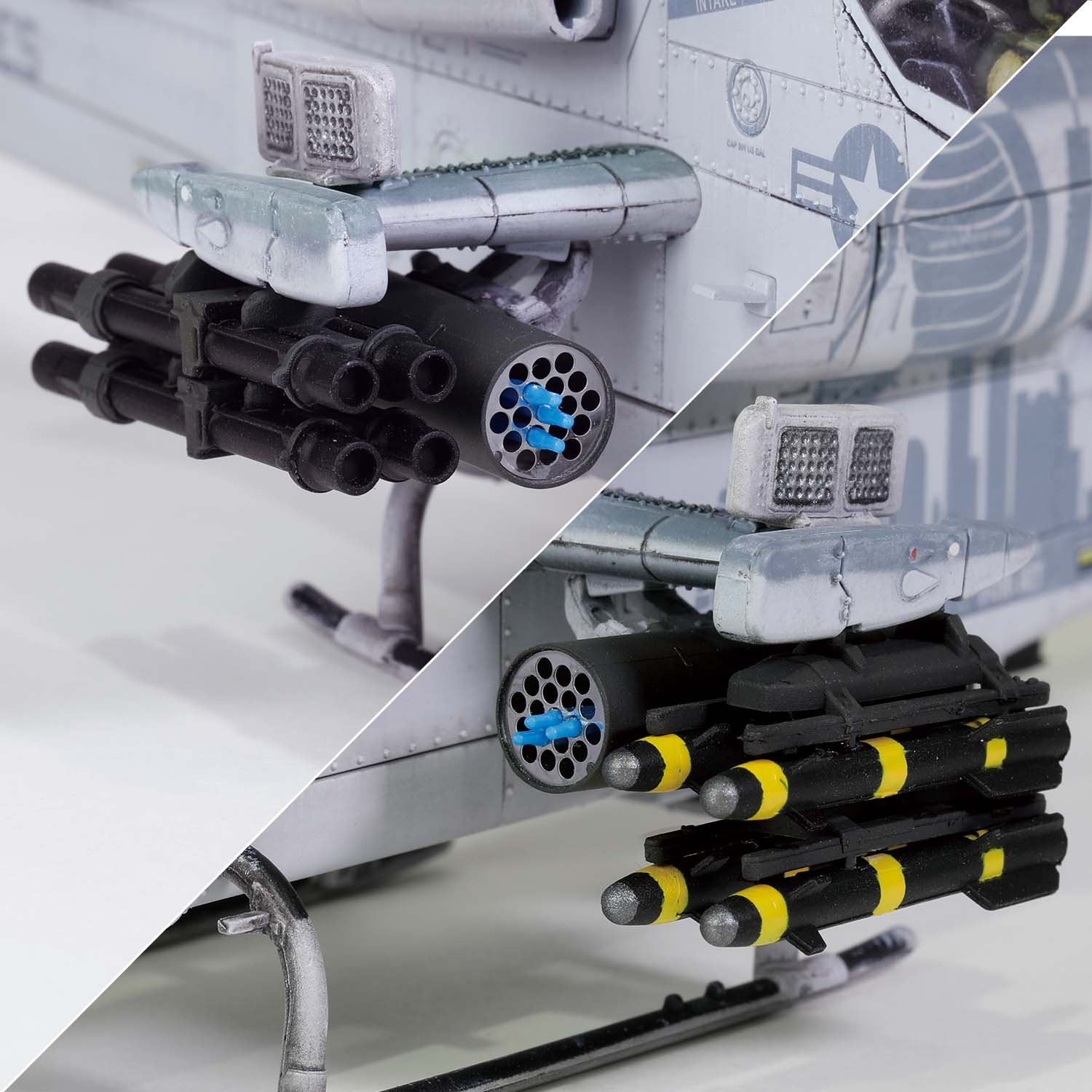 模型级武器装备:M260、MM261火箭发射器、拖式火箭和地狱火飞弹