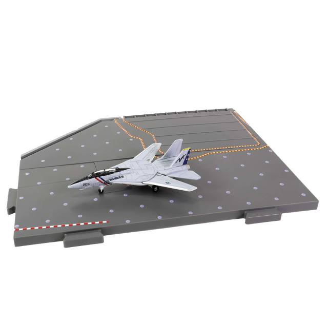 CVN-65 Enterprise deck + 4' Legendary F-14 Tomcat series Section #C deck + F-14A BuNo. 158988, VF-2 "Bounty Hunters", #216, CVW-14, USS Enterprise CVN-65, 1977