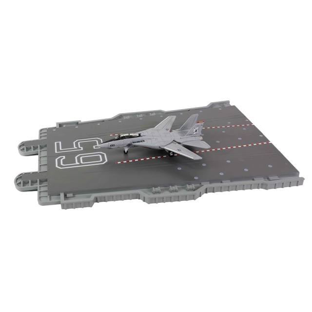 CVN-65 Enterprise deck + 4' Legendary F-14 Tomcat series Section #A deck + F-14A BuNo.161274, VF-41 "Black Aces", USS Enterprise CVN-65, Bosnia & Kosovo, 2001