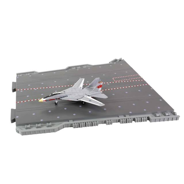 CVN-65 Enterprise deck + 4' Legendary F-14 Tomcat series Section #B deck + F-14A BuNo. 161274, VF-1 "Wolfpack" , USS Enterprise CVN-65, Evacuation of Saigon, 1975