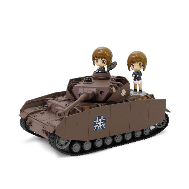 Panzer IV Ausf H Ooarai Girls Academy with Miho Nishizumi commander figure