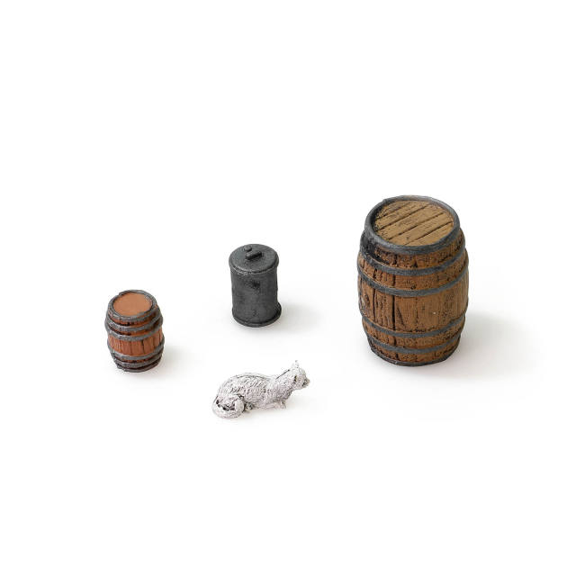 二战场景布置配件系列 - 城市廢墟配件套裝