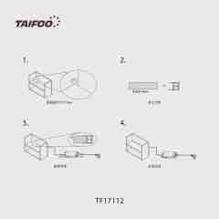 TF16112 / TF17112 后隔板双面发光灯