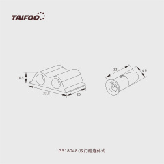 GS18048 双门碰感应开关