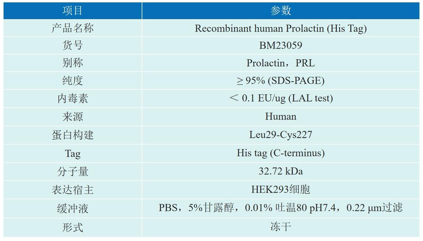 Recombinant human Prolactin产品信息