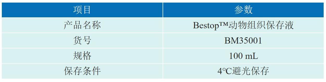 动物组织保存液