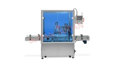 转盘式双头上盖旋盖机