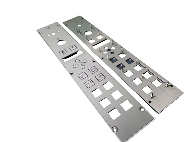 Membrane switch + Aluminum plate