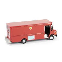 Step Van with Traffic Cone Mounts