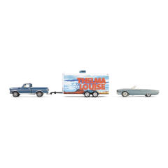 Thunderbird Convertible with Ford F-250 & Enclosed Car Hauler