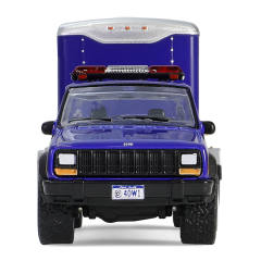 Cherokee with Small Cargo Trailer