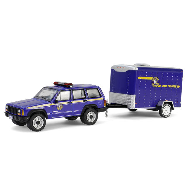 Cherokee with Small Cargo Trailer
