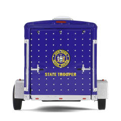 Cherokee with Small Cargo Trailer