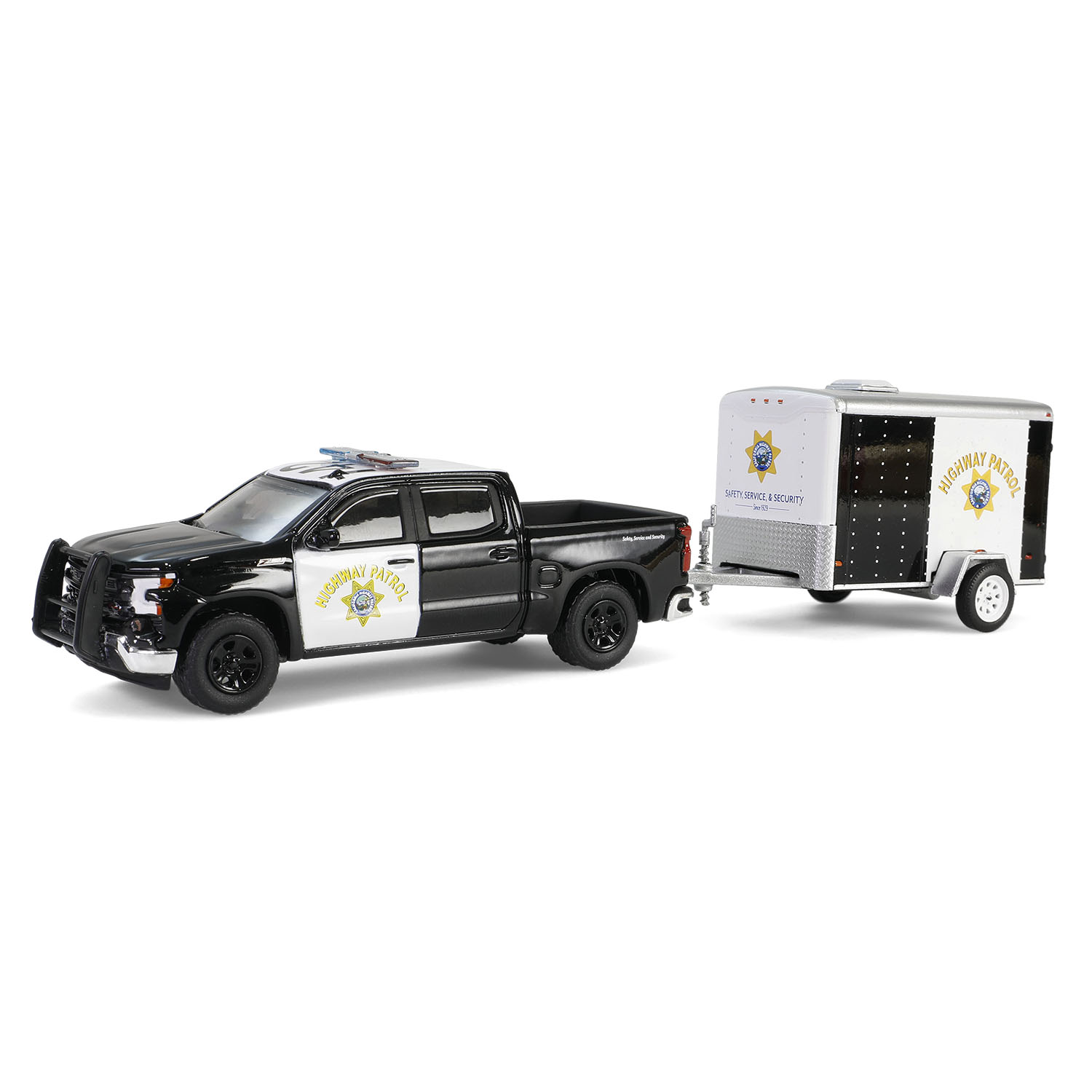Silverado with Small Cargo Trailer