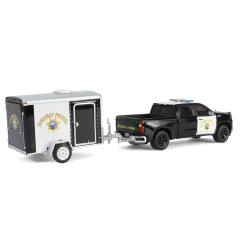 Silverado with Small Cargo Trailer