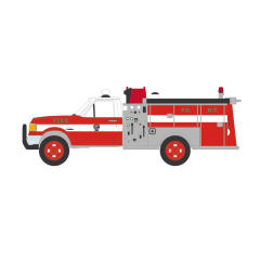 F-350 Mini Pumper Fire Truck