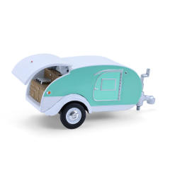 Type 2 with surfboards and Teardrop Trailer