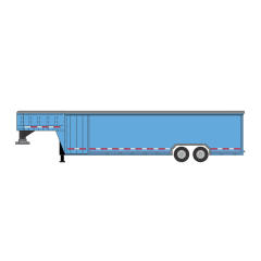 26-Foot Continuous Gooseneck Livestock Trailer