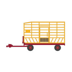 Bale Throw Wagon