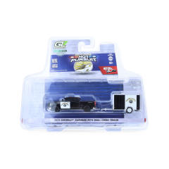 Silverado with Small Cargo Trailer