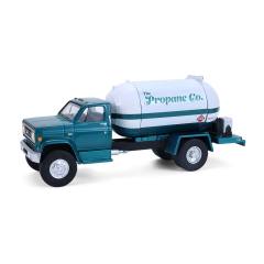 S.D.卡车模型系列20 - 1982款雪佛兰C-60丙烷运输车（白绿双色涂装）完整套装