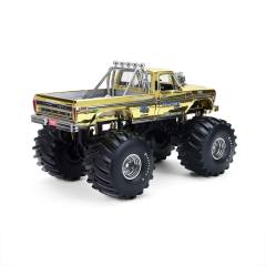 F-250怪兽卡车 - 粉碎王者系列 - 大脚怪1号50周年纪念版 - 金色电镀涂装（含鲍勃·钱德勒人偶限量版）