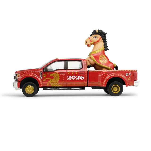 F-450皮卡 - 2026中国生肖马年（含马形配件）- 亚克力展示盒包装（新模）