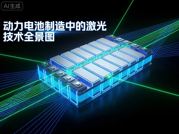 动力电池制造中的激光技术全景图