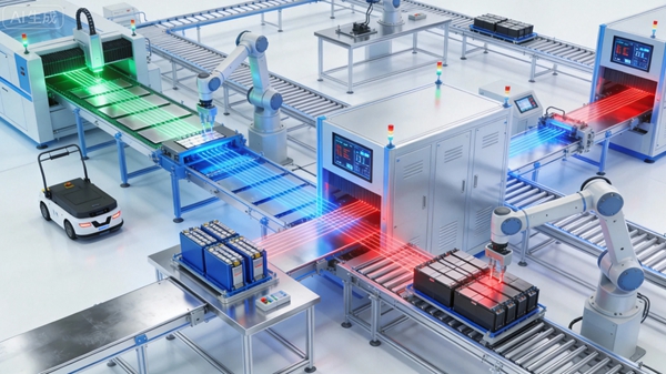 动力电池制造示意图