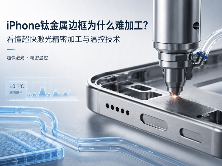 iPhone钛金属边框为什么难加工?看懂超快激光精密加工与温控技术