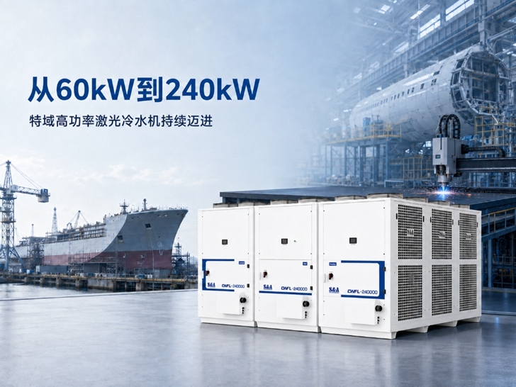从60kW到240kW，特域高功率激光冷水机持续迈进