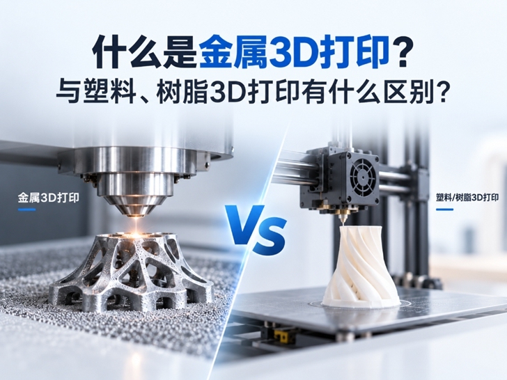 什么是金属3D打印?与塑料、树脂3D打印有什么区别?